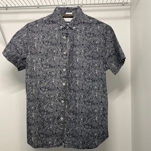 Denim & Flower short sleeve button down medium